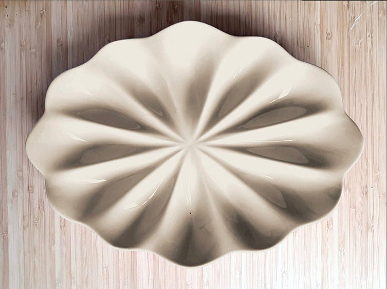 Dozen Oyster Plate - Clear Gloss