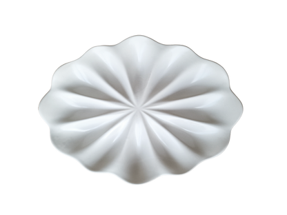 Dozen Oyster Plate - Satin White